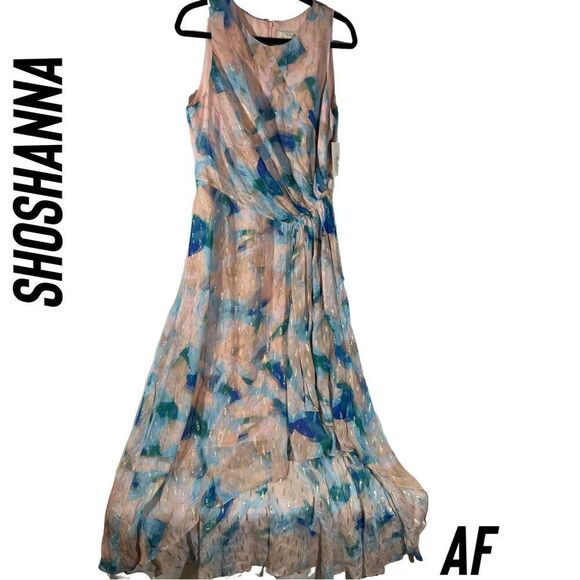 SHOSHANNA MIDNIGHT MACIE DRESS NET SIZE 12 - Picture 7 of 10